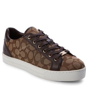 Signature Coach Print Platform Sneakers